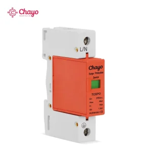 1P AC Surge Protective Device Type 2 275V DIN Rail SPD 20kA Single Pole Surge Protector for Distribution Box