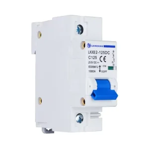 1P Miniature Circuit Breaker (MCB) 125A DC C Curve CE for Industrial & Household Use 250V 10kA Breaking Capacity Plastic