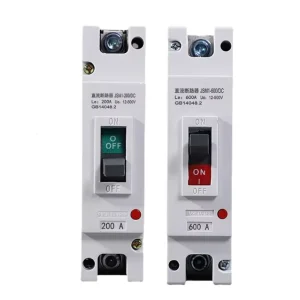 1P Molded Case DC Circuit Breaker DC12v 500v 125A 160A 200A 250A 300A 400A 500A 600A High Power Circuit Short Circuit Protector