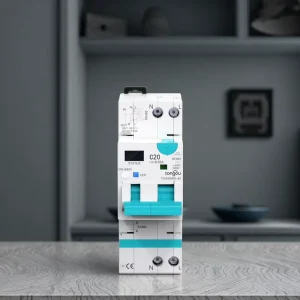 1P WIFI RCBO Adjustable Smart Circuit Breaker Residual Current Circuit Breaker With Over Current And Leakage Protection