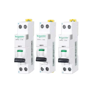 1P+N Miniature Circuit Breaker IDPNa IDPNN IDPNH IDPNA C 16A 4.5KA IDPNN D10A IDPNH C40A A9P08606