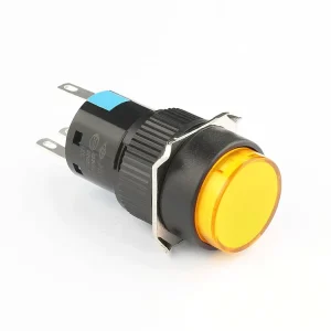 1no1nc 5 Pin Illuminated Momentary Push Button Switch