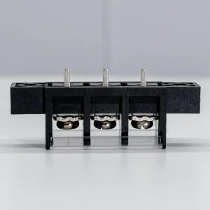 2 16 Poles Terminal Block 11.00mm CUL CE VDE PBT PCB Barrier Terminal Block with Cover and Mounting Hole