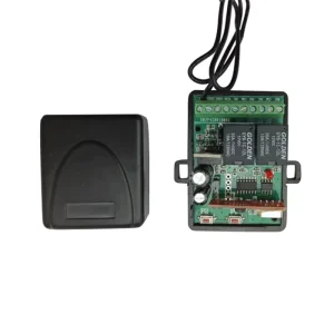 2 Channel Wireless Remote Control Switch 433 92MHz AC DC 12 24V Garage Door Opener Receiver