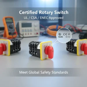 2 Phase 4 Position Rotary Changeover Switch LW5D Selector Switch Cam Switch for Industrial Control