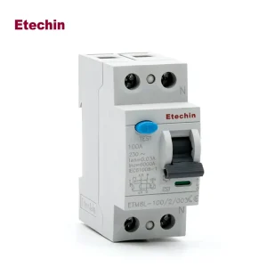 2-Pole 10 KA RCCB Residual Current Circuit Breaker 10 10000 Leakage Protection Miniature Electromagnetic Real-Time