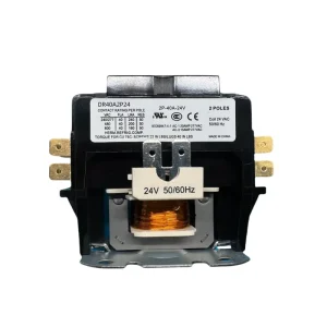 2 Pole 40 Amp 24VAC Coil AC Magnetic Electrical Contactor Copper Material Definite Purpose Air Conditioner Contactor