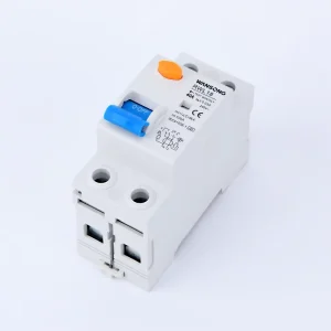 2 Pole 50A Electrical Circuit Breaker RCCB Type a Residual Current Circuit Breaker 6kA Breaking Capacity Industrial Use