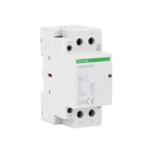 2 Pole AC Contactor 63A Coil Voltage 24V 110V 230V 50 60Hz Din Rail Mounted Ac Contactor