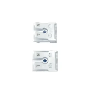 2-Pole Fast Connect Wire Terminal Block Connector for Tight Space Connections