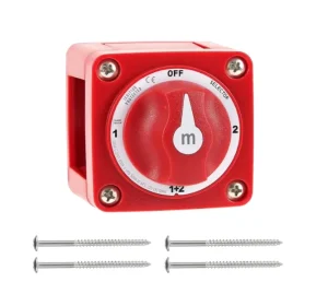 2 Position 12V 48V Battery Disconnect Kill Switch for Cars Vehicles Trucks Marine Truck Switch Switch Switch Disconnectors