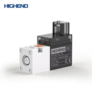 2 Position 2/3 Way Micro Vacuum Solenoid Valve 10mm High Cycle Long Service Life DC6V-AC220V With Mounting Base