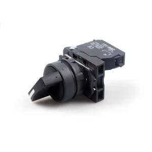 2 Position Selector Push Button Switch 16A 1NO1NC Plastic ABS Material IP44