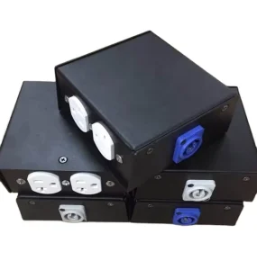 2 Us Output Connectors Powercon Splitter Power Distribution Boxes Rack Mount Power Distro