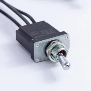 2 Way 3 Pin Metal Toggle Switch with Latching Function Wire Terminals Waterproof
