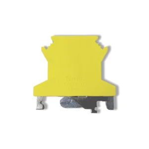 2.5 Din Rail Terminal Blocks Kit with Brass Crimp Connectors Ground Covers Fixed Bridge Terminal Blocks Crimp Connectors