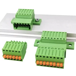 2.5mm Pitch Spring Terminal Block Male Female Plug in Secure Mount Spring Push In Type