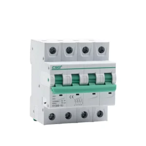 20 Amp Miniature Circuit Breaker 3p 63A 100 Amp DZ47 Double Pole MCB Circuit Breaker 1P Main Switch