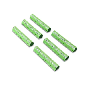 20 X 2 Pin 5 X 3 Pin Green Brass Screw Terminal Blocks for PCB Mount 10.16mm Pitch Connectors