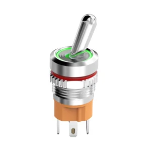 20A/250VAC 2/3 Position Toggle Switch with LED Low Power Consumption High Current Metal Toggle Switch Lever Switch