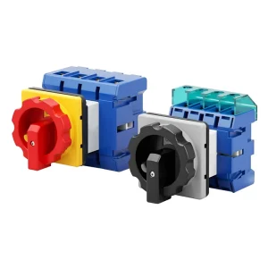 20A Rotary Cam Manual Change Over Motor Control Switches 500V IP41 1NO1NC Plastic