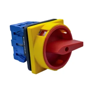 20A Selector Switch 90 Degree Rotation 2 Position Rotary Switch 1NO1NC On-Off Control for Industrial Electric Equipment Case