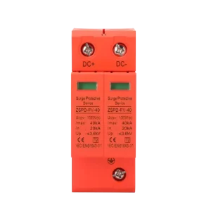 20KA 2P DC 500V Solar PV SPD Surge Protector Arrester Surge Protective Device