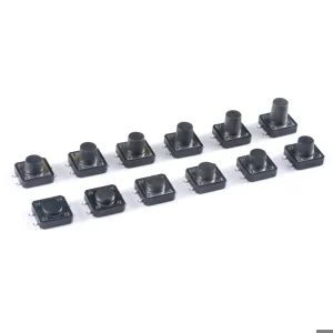 20PCS Momentary Tactile Tact Push Button Switch SMD SMT Mini Micro Microswitch 12*12 12×12 4.3 5 6 7 7.5 8 8.5 9 9.5 10 11 12MM