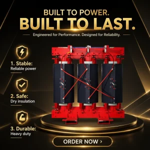20kV 100kVA Three Phase High Efficiency High Voltage Dry Type Distribution Transformer
