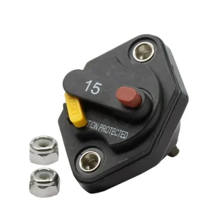 21-8 Circuit Breaker 12V 15A 20A Manual Reset Overload Protector For Car Audio Caravan