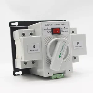 220V 2P 25A 63A CE CCC Certified 20kA Breaking Capacity Industrial Use Automatic Transfer Switch