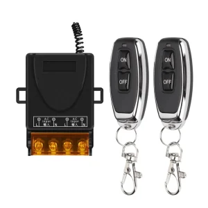 220V High Power Wireless Remote Control Switch for Lamps Electric Doors Windows with On Off Function