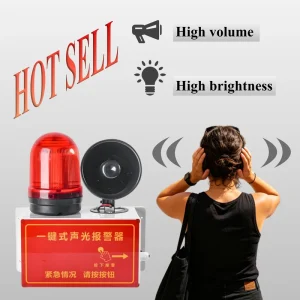 220V Home and Security Alarm System Indicator Lights Audible and Visual Alarms