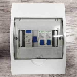 220V Industrial Control Household Plastic Leakage Circuit Breaker RCCB MCB Air Switch Custom Distribution Box for Factory