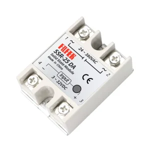 220V Industrial DC to AC 10DA 25DA 40DA 50DA 75DA 100DA 3 Phase SSR Relay Solid State