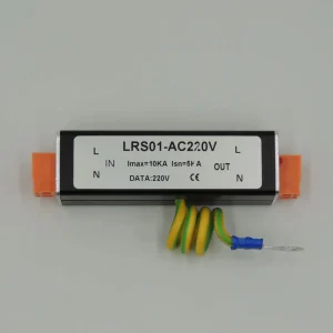 220V Single-Channel Surveillance Power Surge Arrester Accessory Security Surge Protection Module Lightning Protection Module