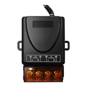 220V Wireless Remote Control Switch High Power Pump Motor Remote Control Switch No Wiring Lamp Remote Control Switch