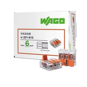 221-613 Compact 2-Way Splicing Connector Reusable Electrical Wire Cable Terminal Blocks
