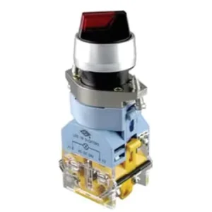 22mm 24V 110 Volt 2 Position 3 Position No Nc LED Light Rotary Switch Latching Selector Rotary Switch