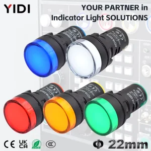 22mm AD16-22 Plastic Indicator Light Screw Terminal Illuminated Colorful Panel Mount Pilot LED Signal Lamp 12V 24V 110V 220V