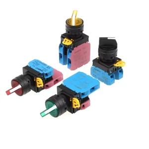 22mm IDEC Similar Illuminated 2 3position Selector Switch 2NO On off Rotary Selector Switch 3 Position