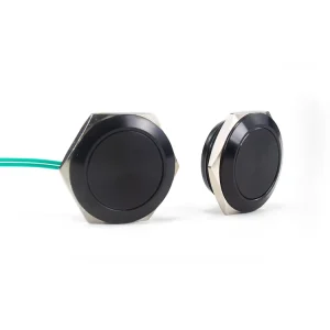 22mm IP65 Waterproof 1NO 24V 5V Ring Illuminated Momentary Aluminum Oxide Push Button Short Body Home Appliance Power