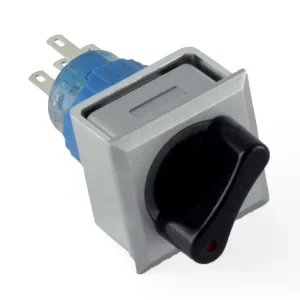 22mm LAS1 APF 22X 31 Plastic Square Head Illuminated Maintained Three Position Selector Switch