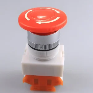 22mm LAY37 Emergency Stop Push Button Switch Mushroom Head Rotary Selector 11ZS