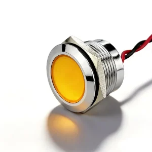 22mm Metal LED Indicator Light with IP65 Protection for Signal Indication Systems 3-220V