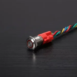22mm Metal Momentary Push Button Switch Waterproof Two Position LED Industrial Push Button for Control Panel