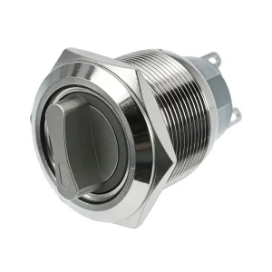 22mm Metal Rotary Switch Illuminated 2gear 3-6V 12-24V 3gear Selector Switch 5A