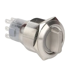 22mm Metal Selector Switch Button 3 Position Latching or Momentary 6 Pin Rotary Switches
