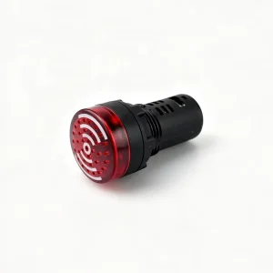 22mm Mounting Size High Quality Advanced Electronic 12V 220V Alarm Buzzer Illuminated Flash Plastic Indicator Light Buzzer