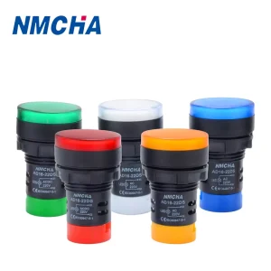 22mm Plastic Durable General-Purpose LED Indicator Light AD16-22DS pilot signal Electricity Equipment Red Green Blue Yellow